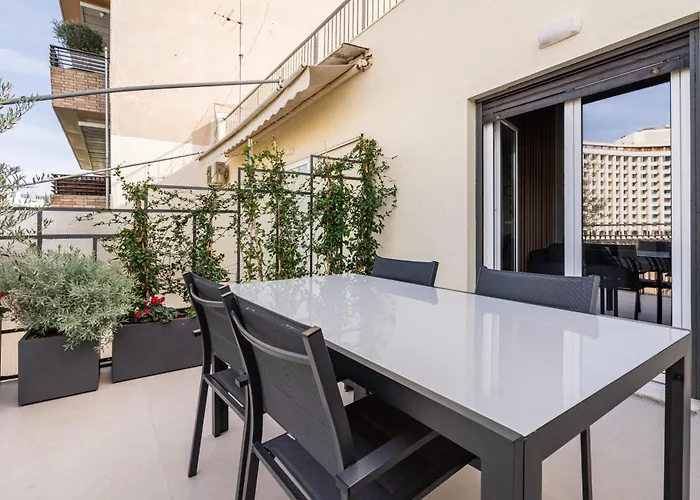 Athena Blue Lux Penthouse 2Br 2Ba With Skyline Terrace, Near Kolonaki
