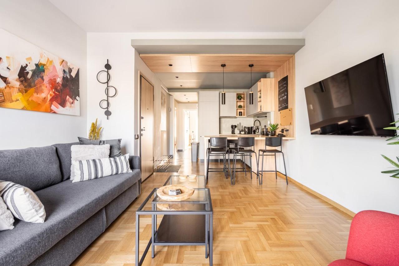 Blue Lux Penthouse 2br 2ba With Skyline Terrace, Near Kolonaki