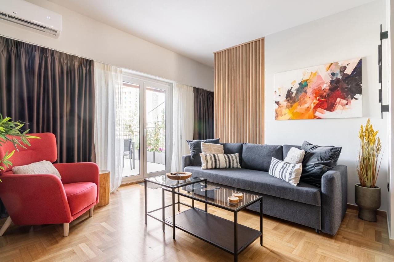 Apartment Blue Lux Penthouse 2br 2ba With Skyline Terrace, Near Kolonaki Athens