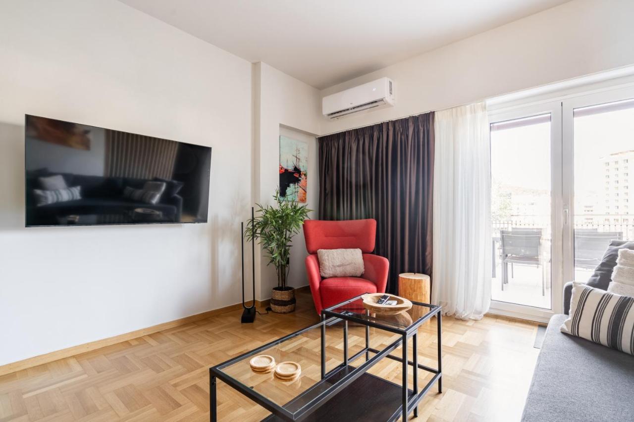 Blue Lux Penthouse 2br 2ba With Skyline Terrace, Near Kolonaki Apartment