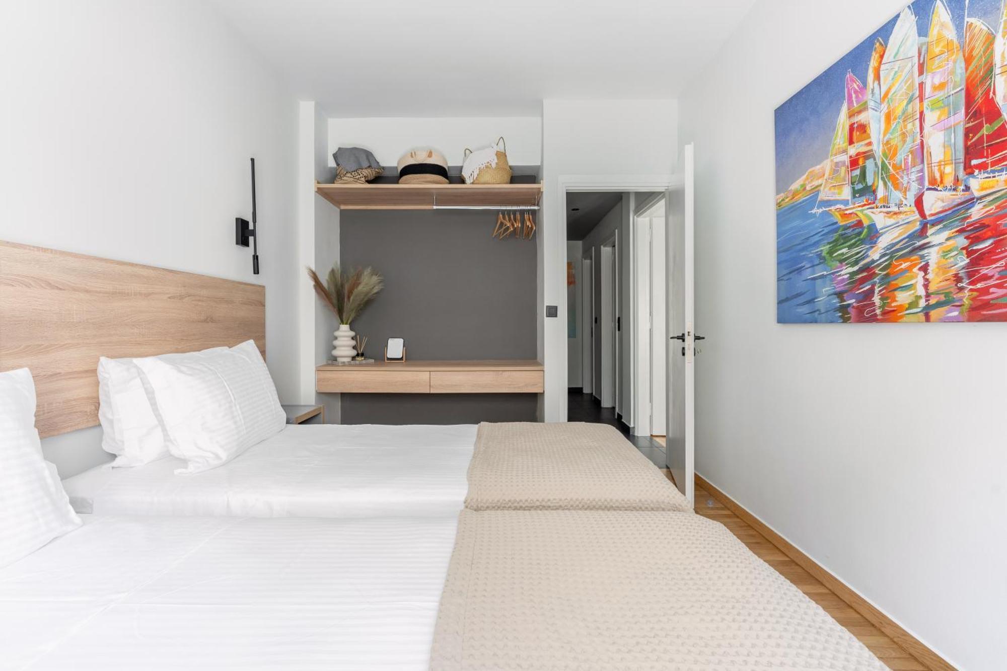 Apartamento Blue Lux 2br 2ba With Skyline View, Near Kolonaki Atenas