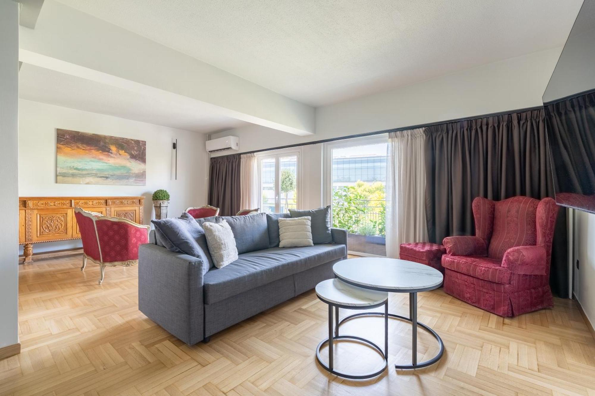 דירה Blue Lux 2br 2ba With Skyline View, Near Kolonaki *