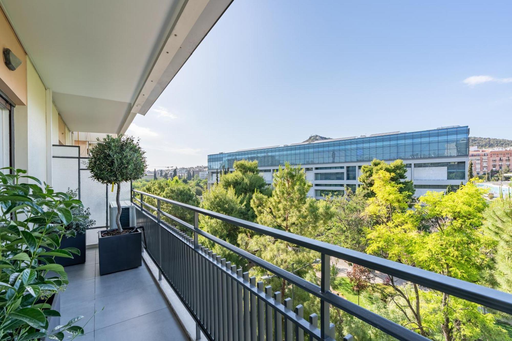 דירה Blue Lux 2br 2ba With Skyline View, Near Kolonaki